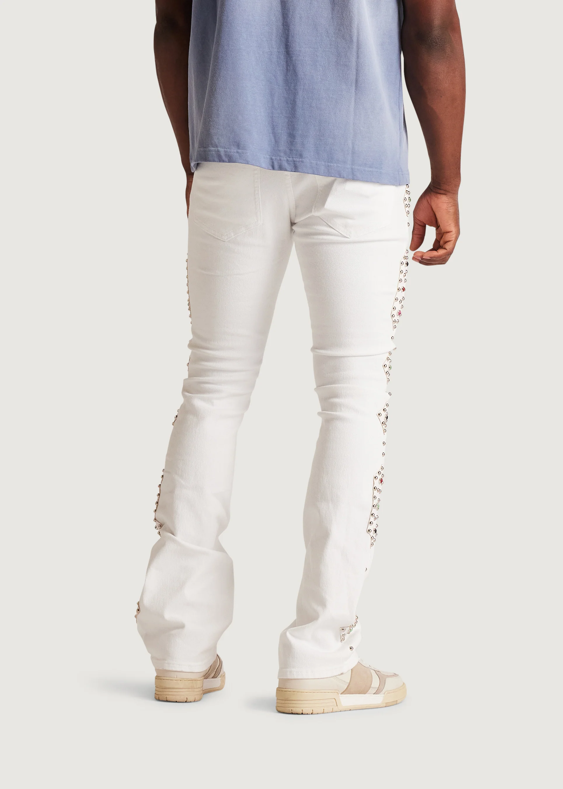 Corrosion Flare Denim (White) - Image 7