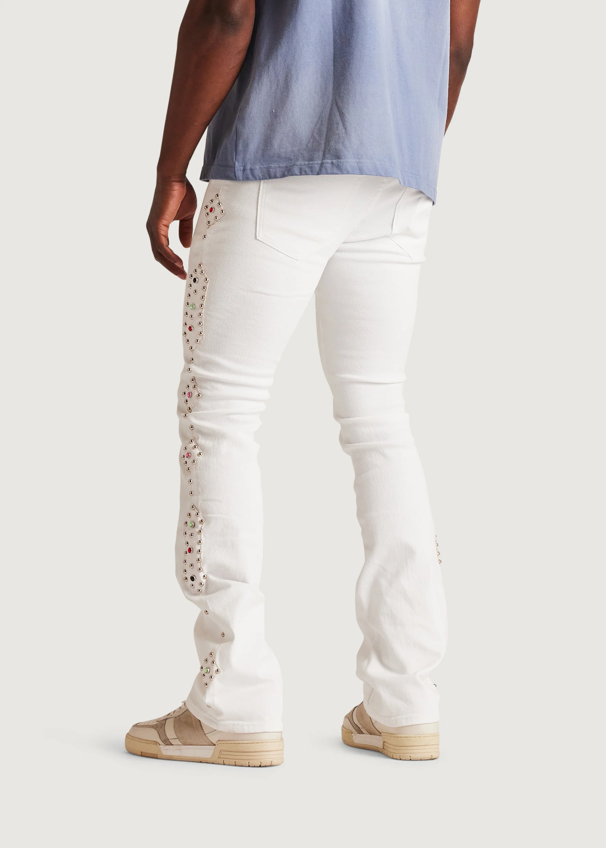 Corrosion Flare Denim (White) - Image 8