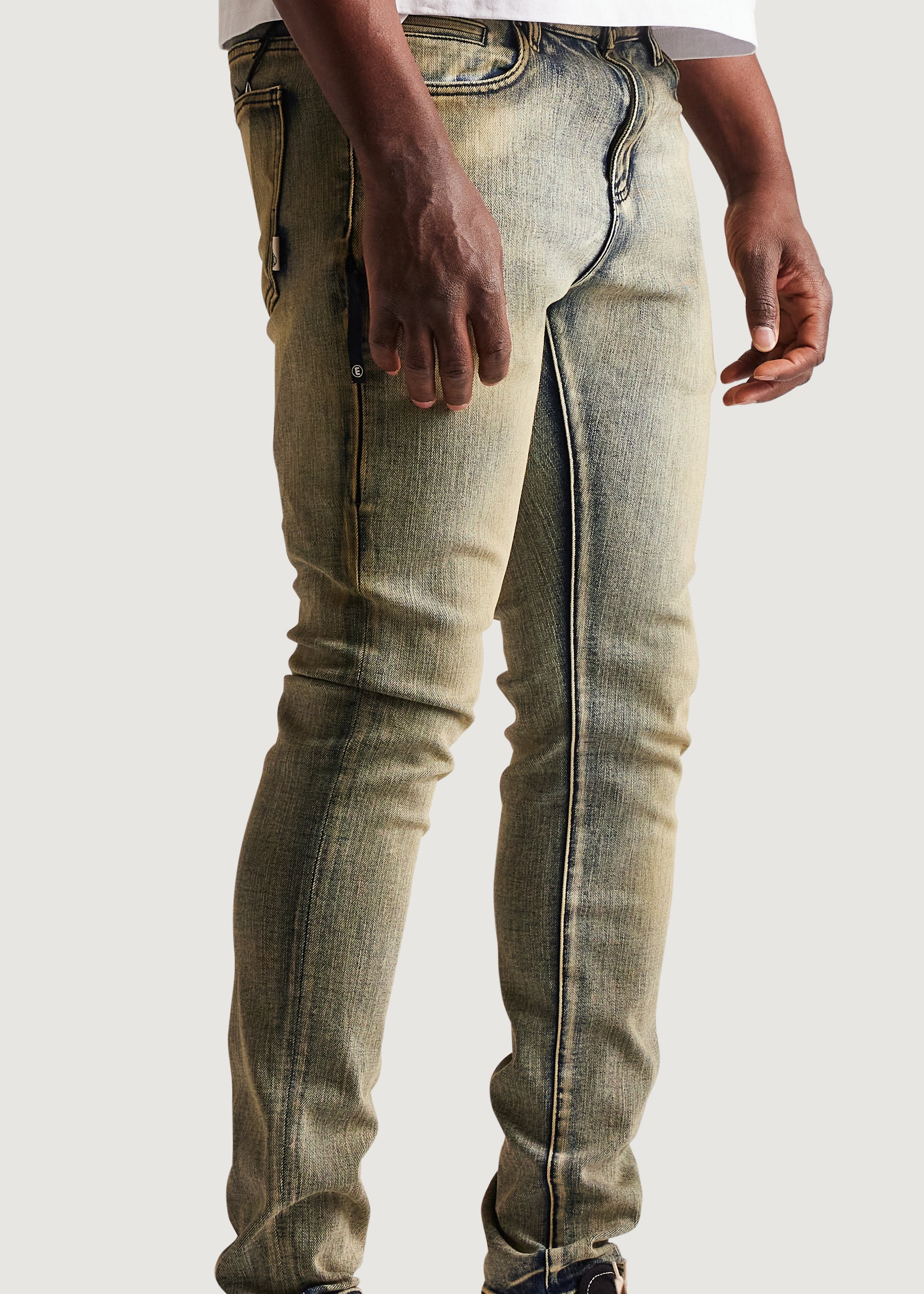 David Skinny Denim (Bleached Sand) - Image 6