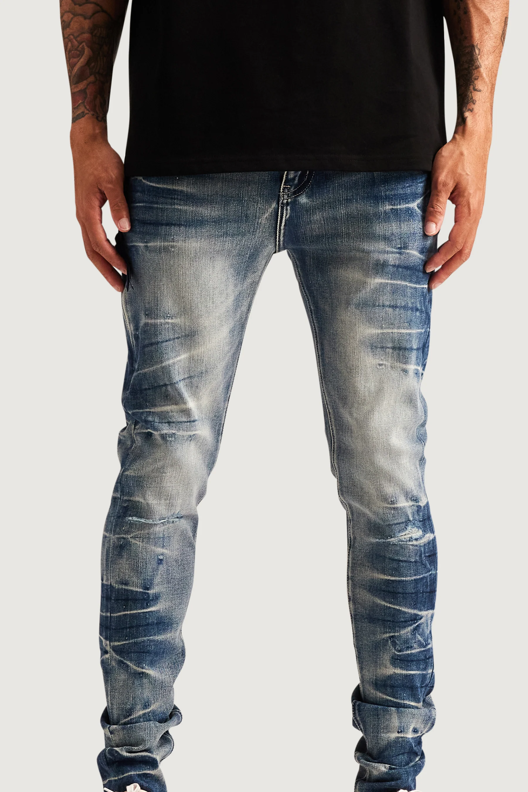 David Skinny Denim (Blue Smoke) - Image 3