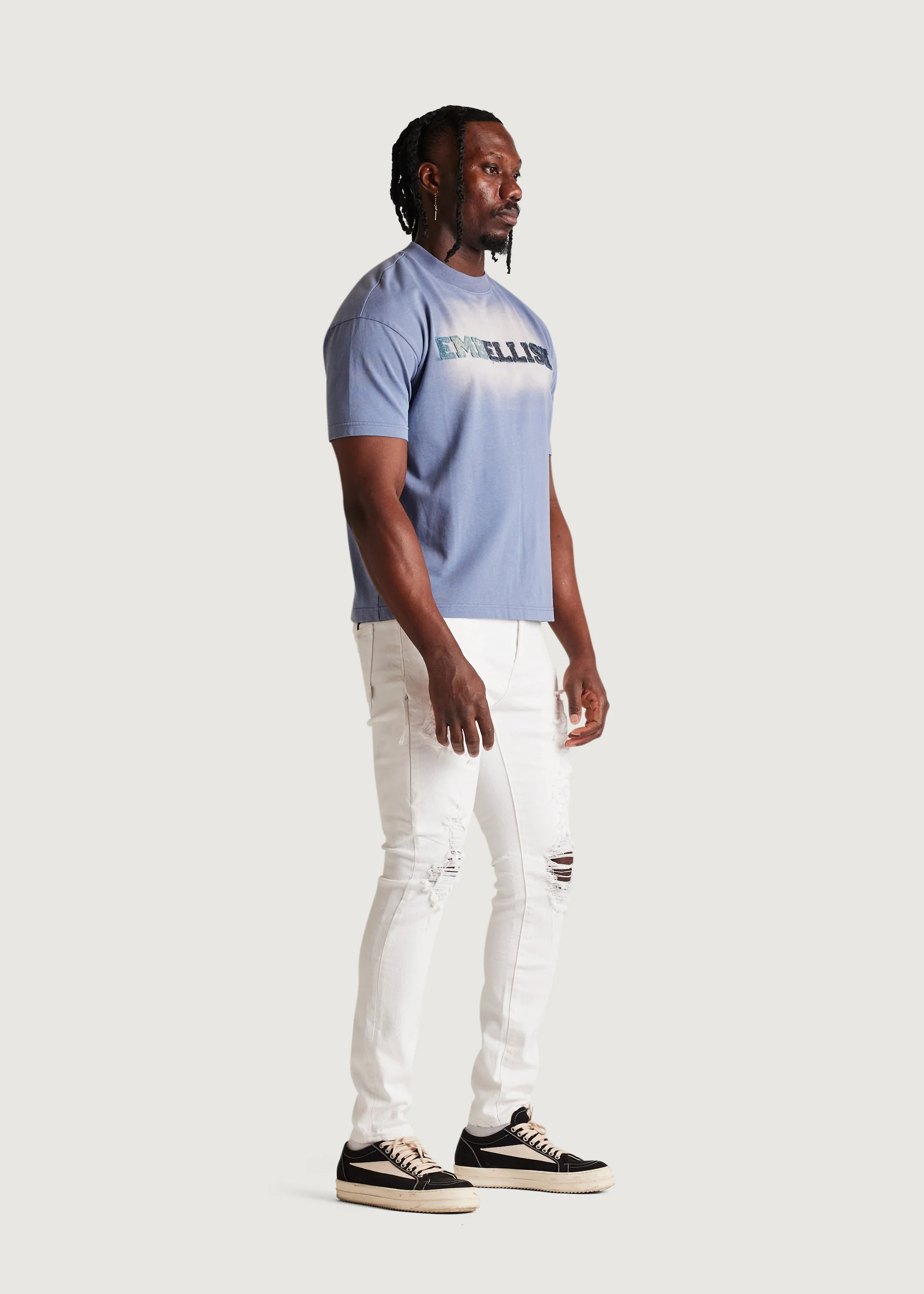 David Skinny Denim (Distressed White) - Image 4