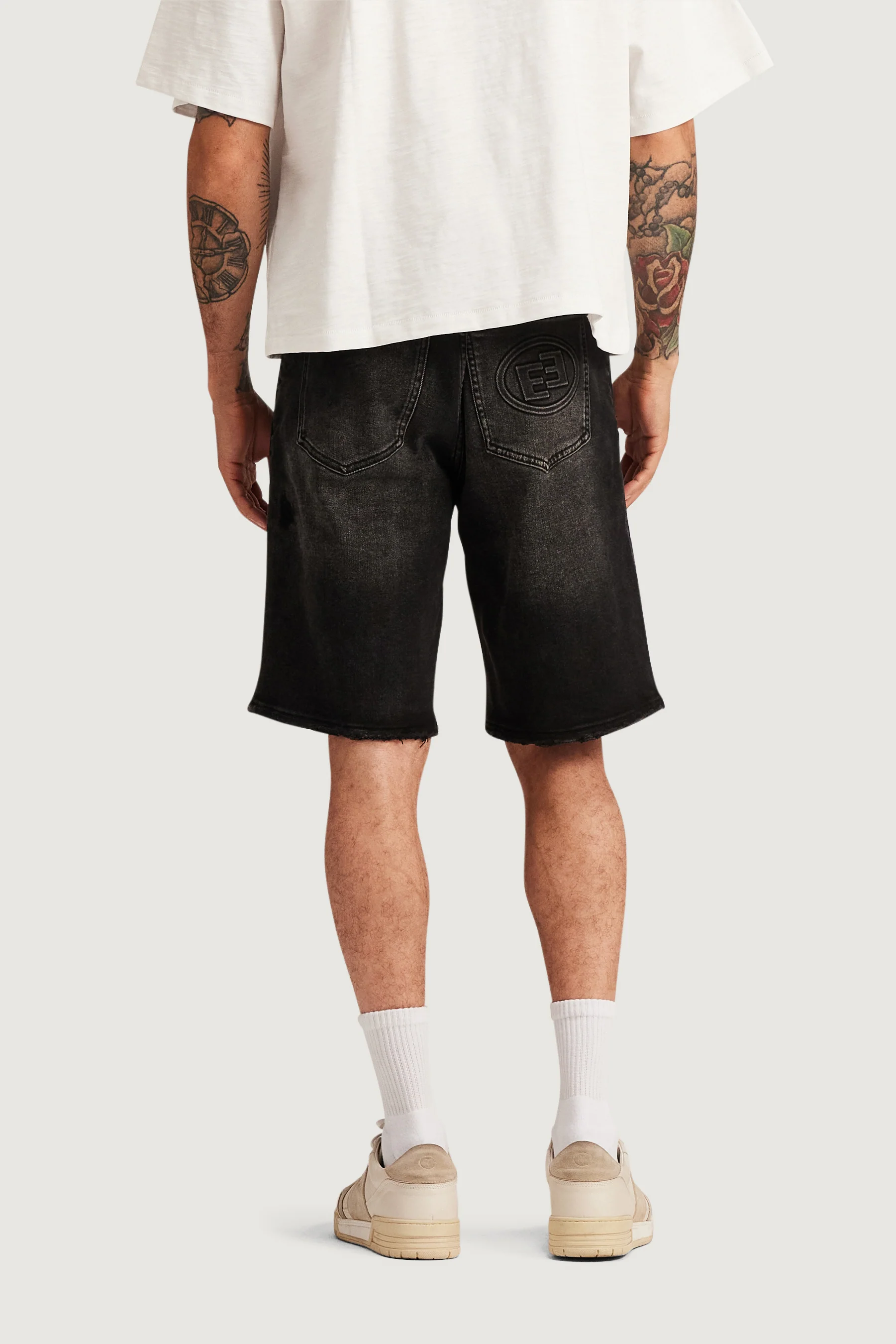 Easy Denim Short (Mid Wash) - Image 6