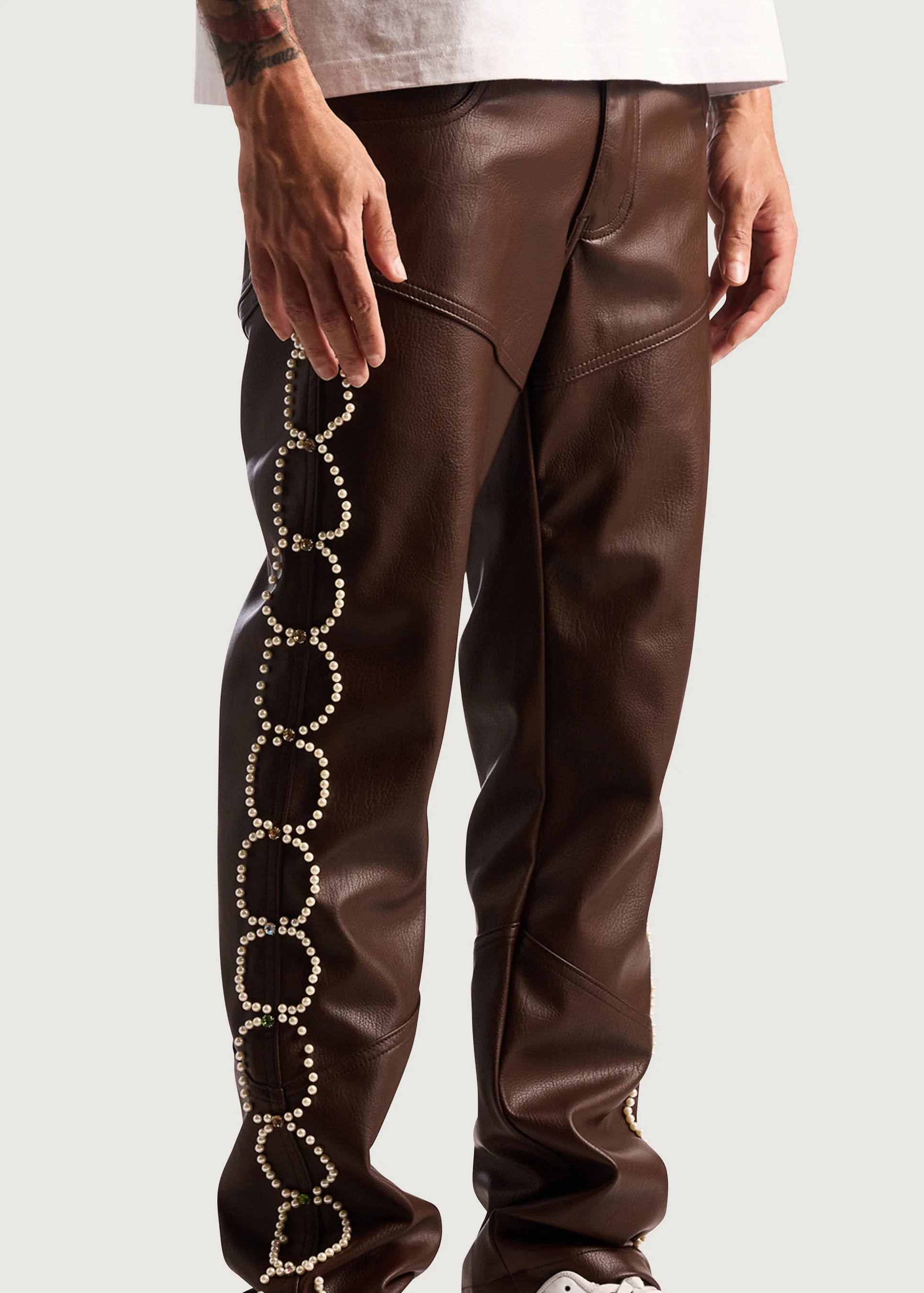Crux Wax Pant (Brown) - Image 4
