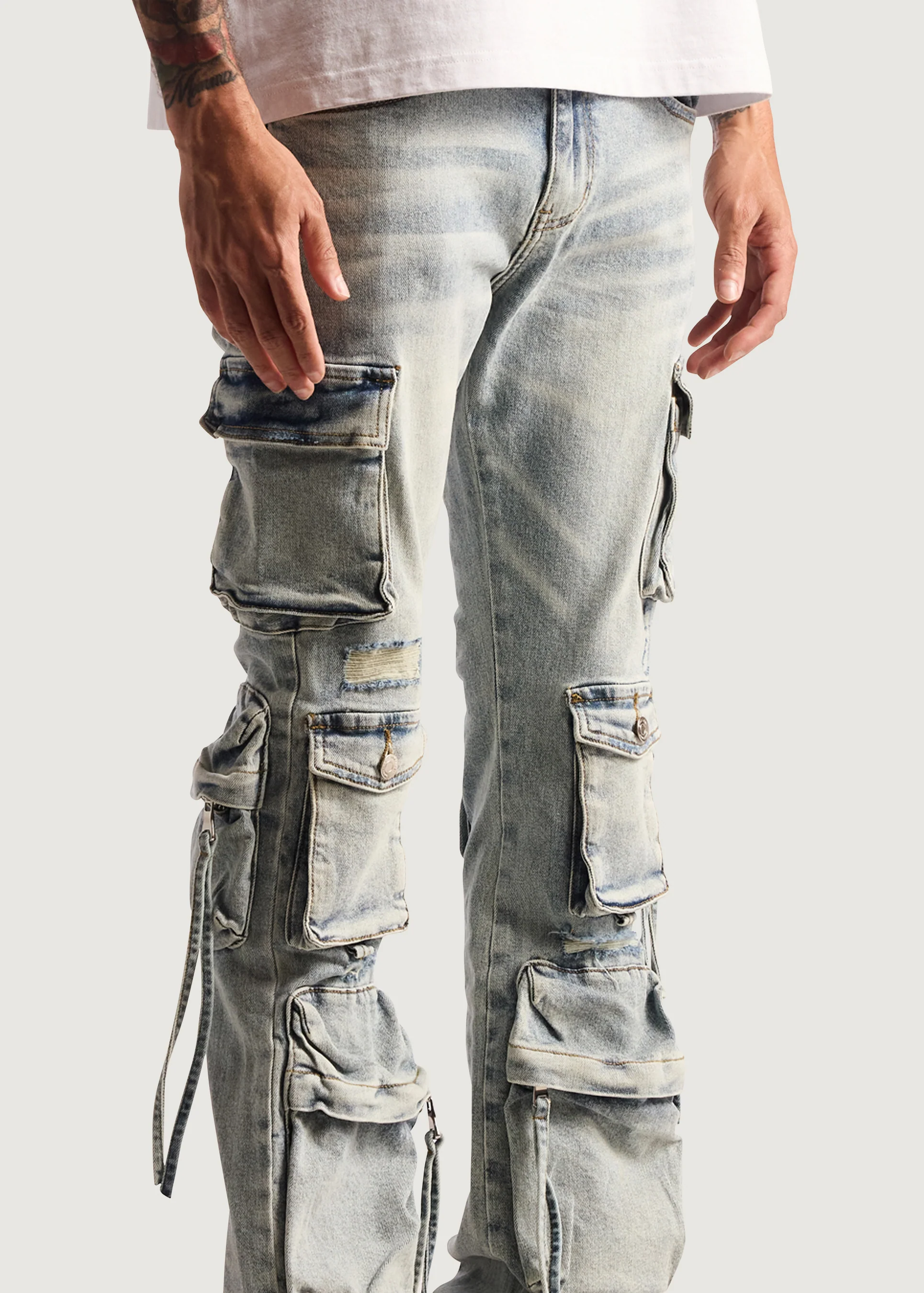 Hawk Cargo Denim (Blue) - Image 4