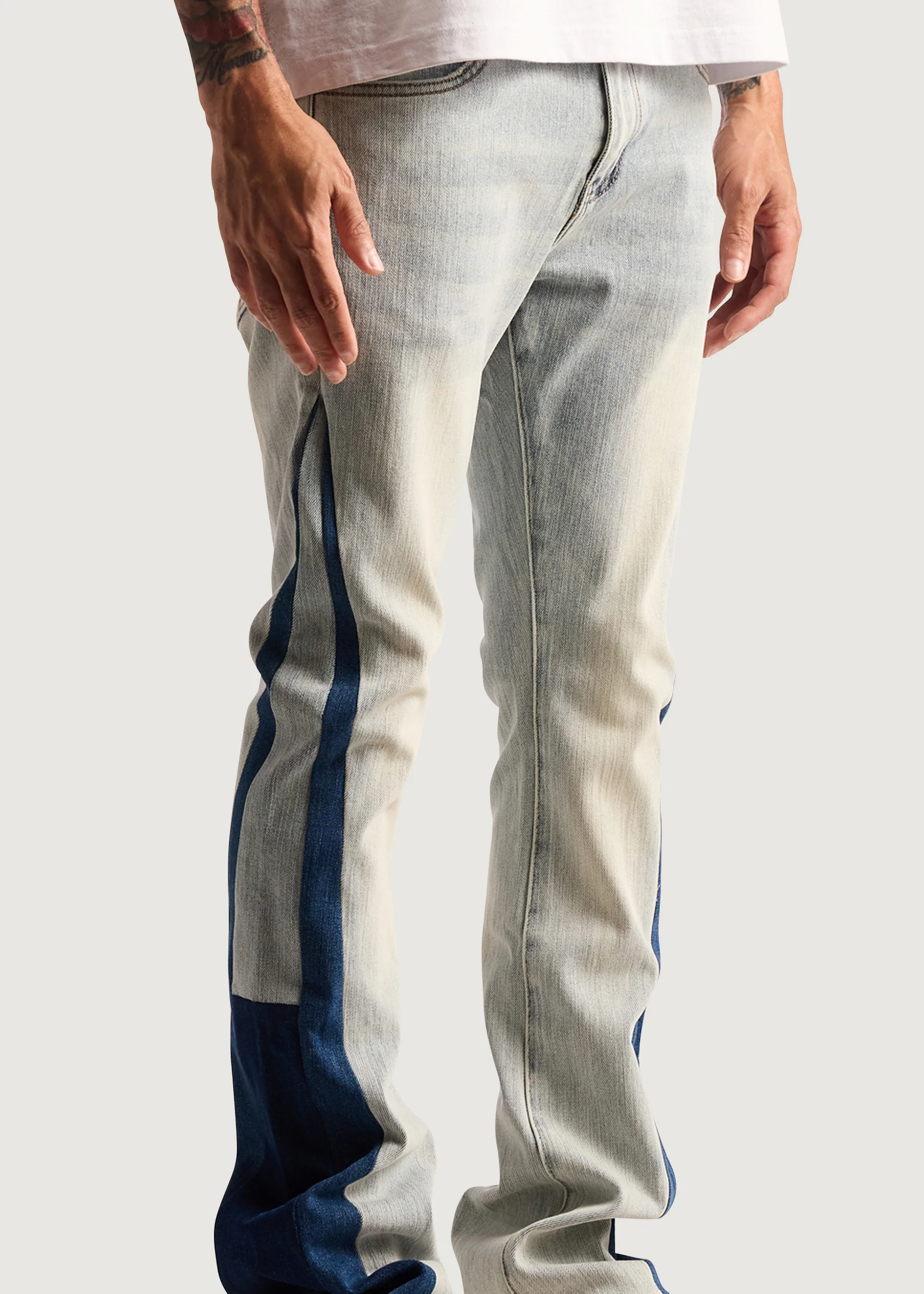 Lenny Flare Denim (Light Blue) - Image 3