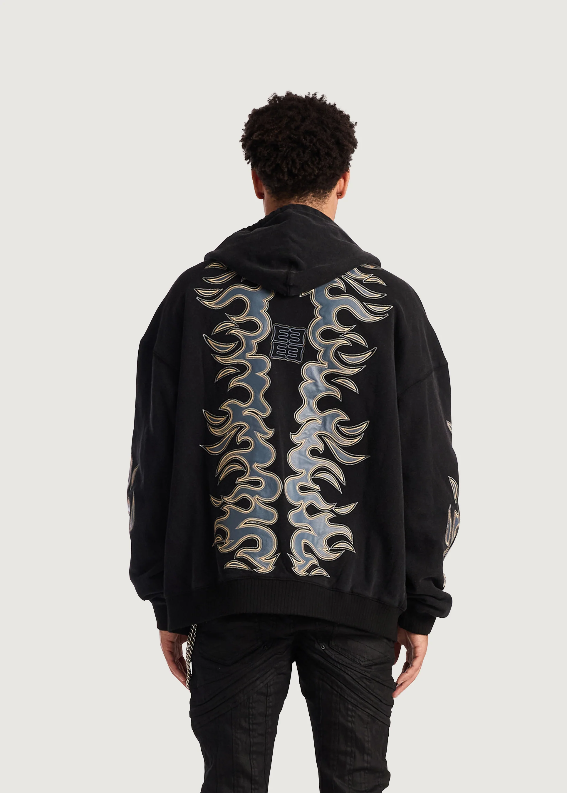 Inferno Zip Jacket (Washed Black) - Image 3