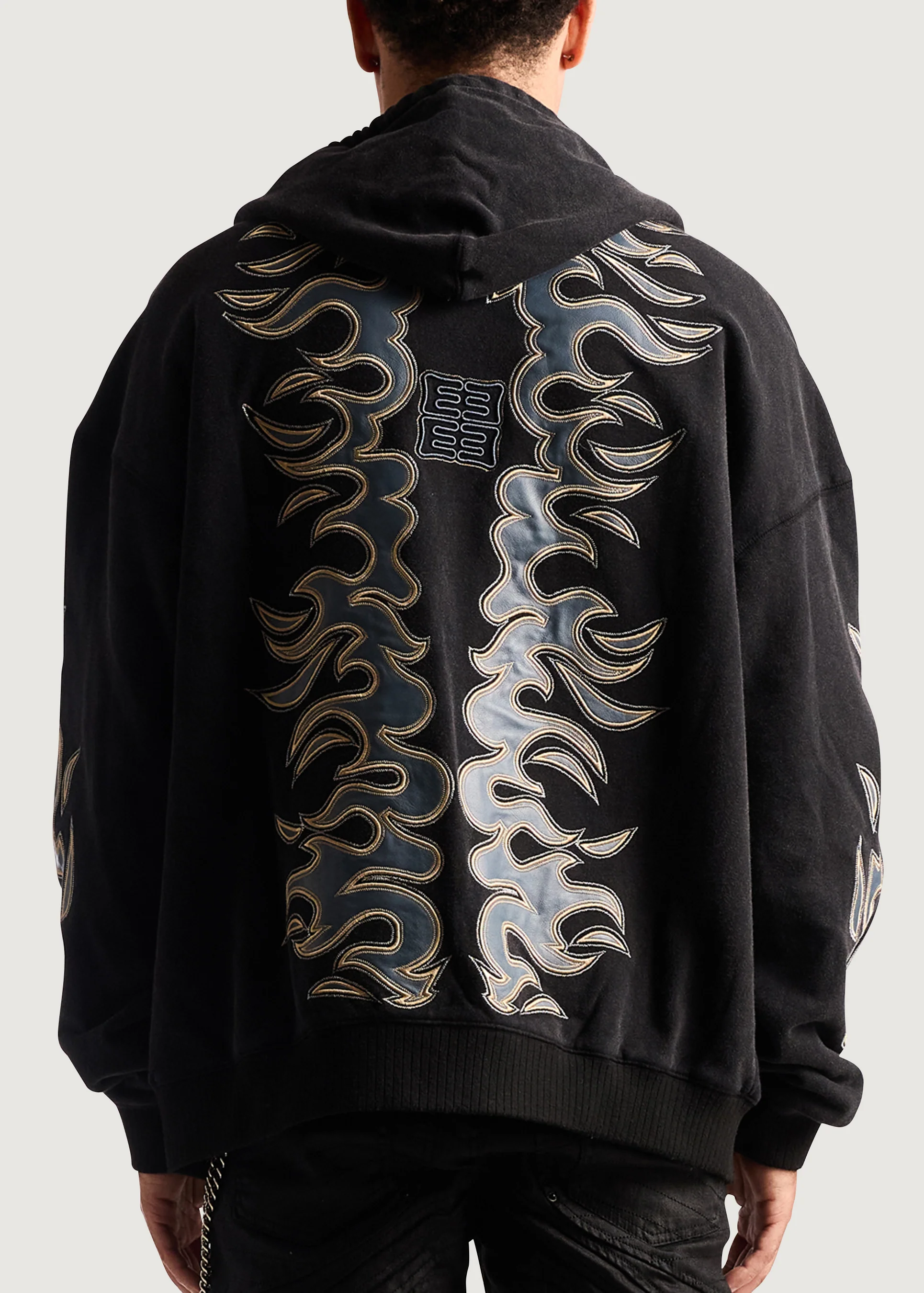 Inferno Zip Jacket (Washed Black) - Image 6