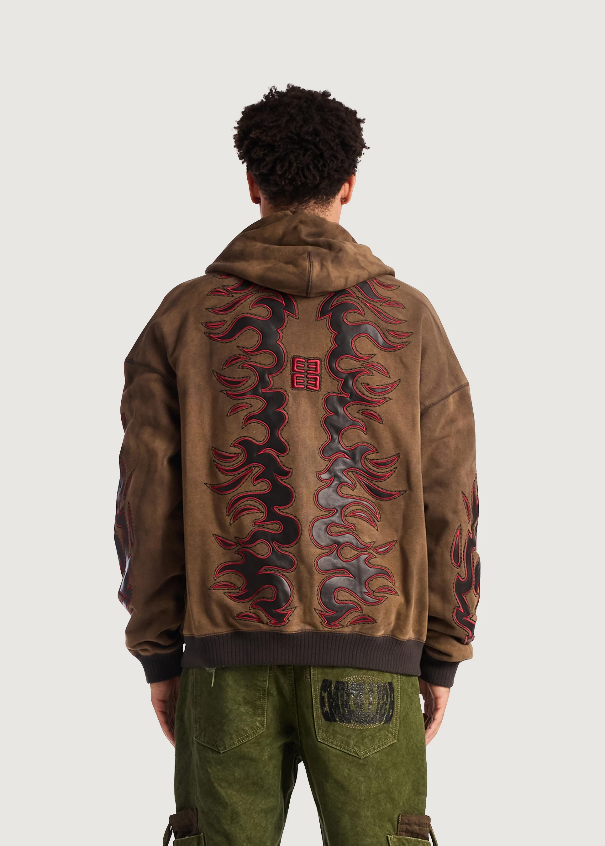 Inferno Zip Jacket (Washed Brown) - Image 5