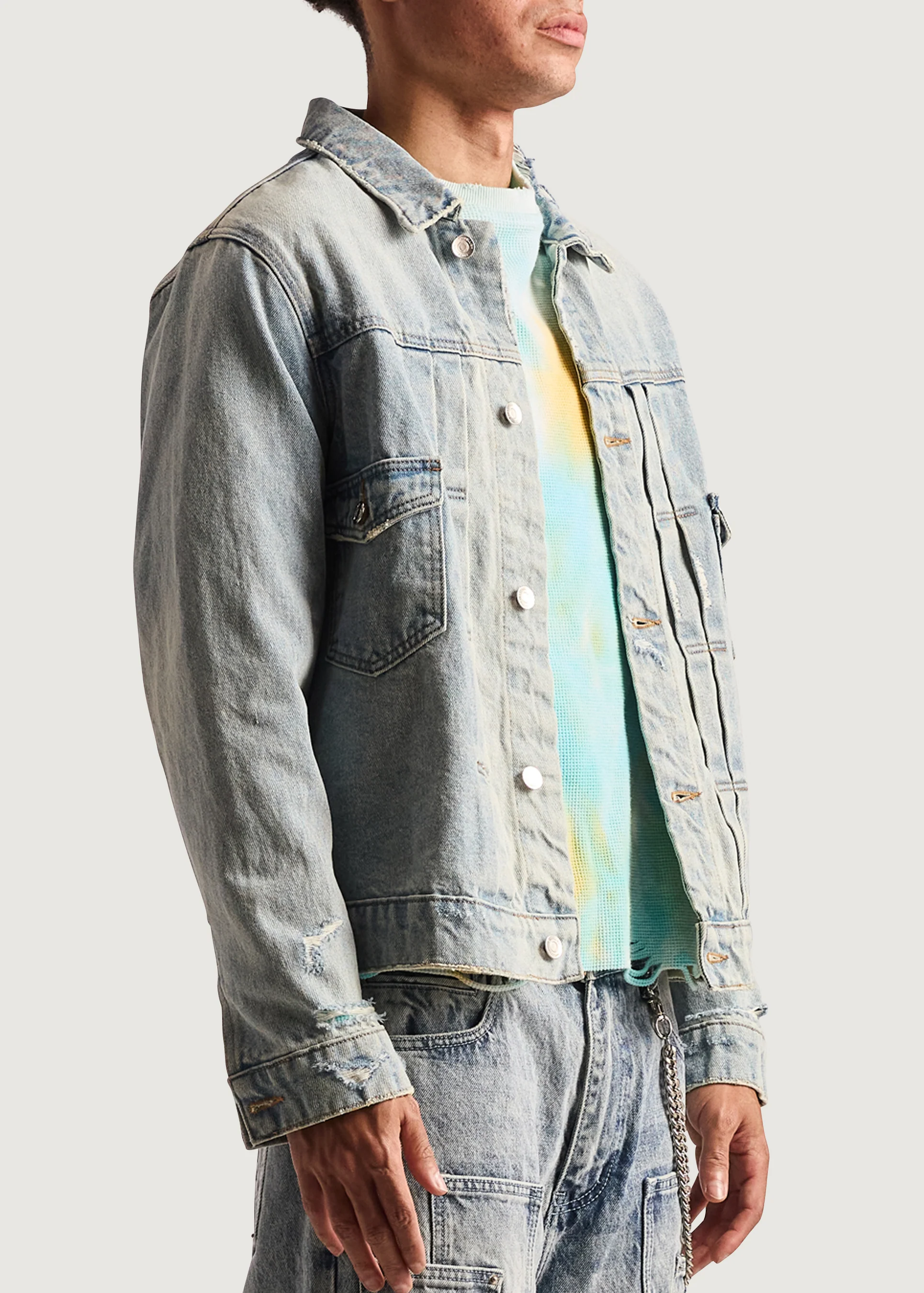 Blue Echo Denim Jacket - Image 4