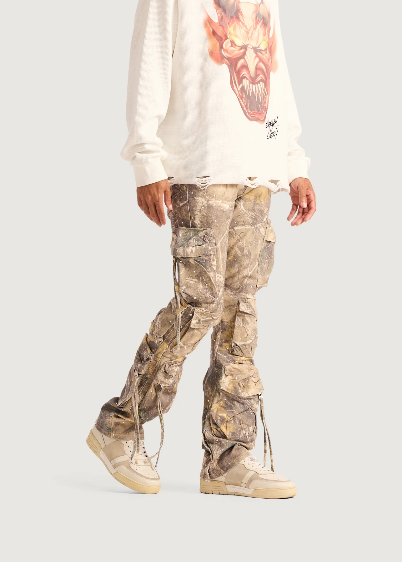 Hawk Cargo Flare Denim (Iced Tree Camo) - Image 4