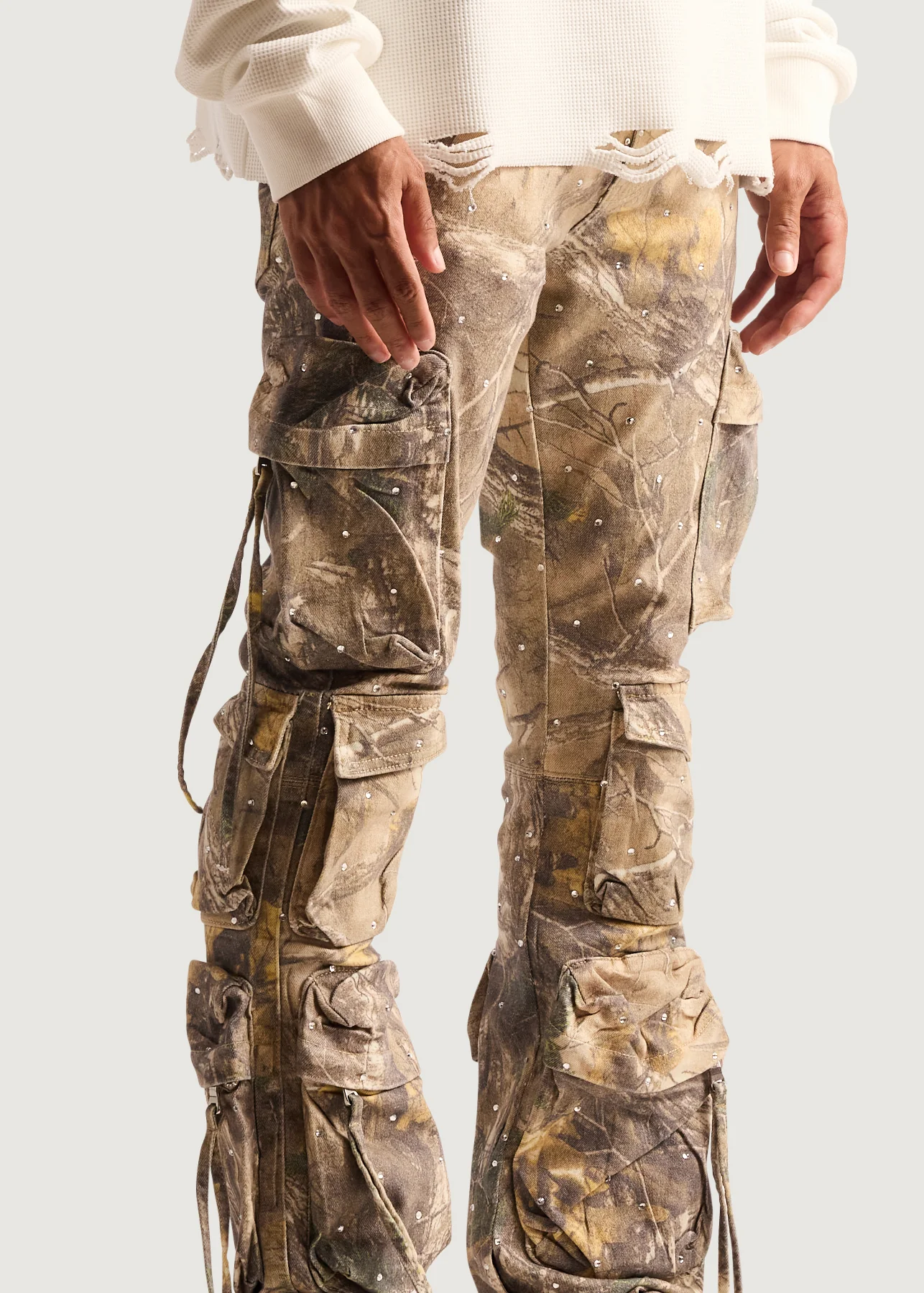 Hawk Cargo Flare Denim (Iced Tree Camo) - Image 5