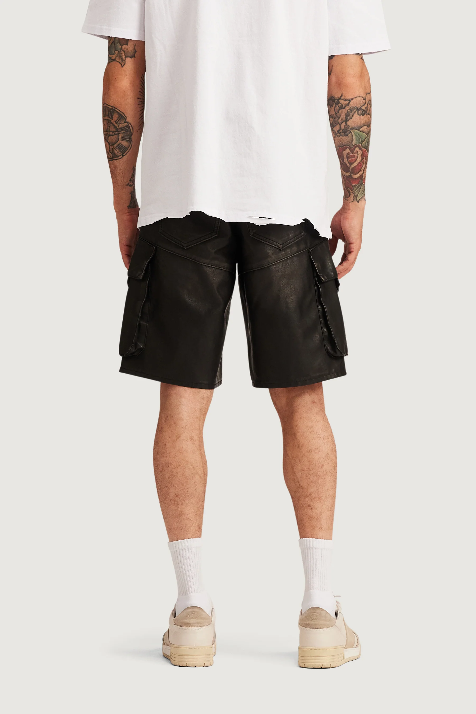 Highstreet Cargo Shorts (Black) - Image 4