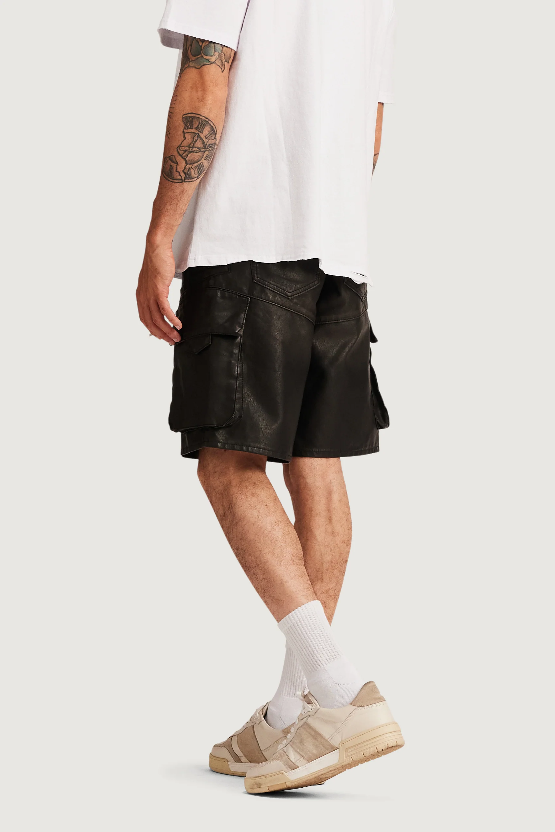Highstreet Cargo Shorts (Black) - Image 5