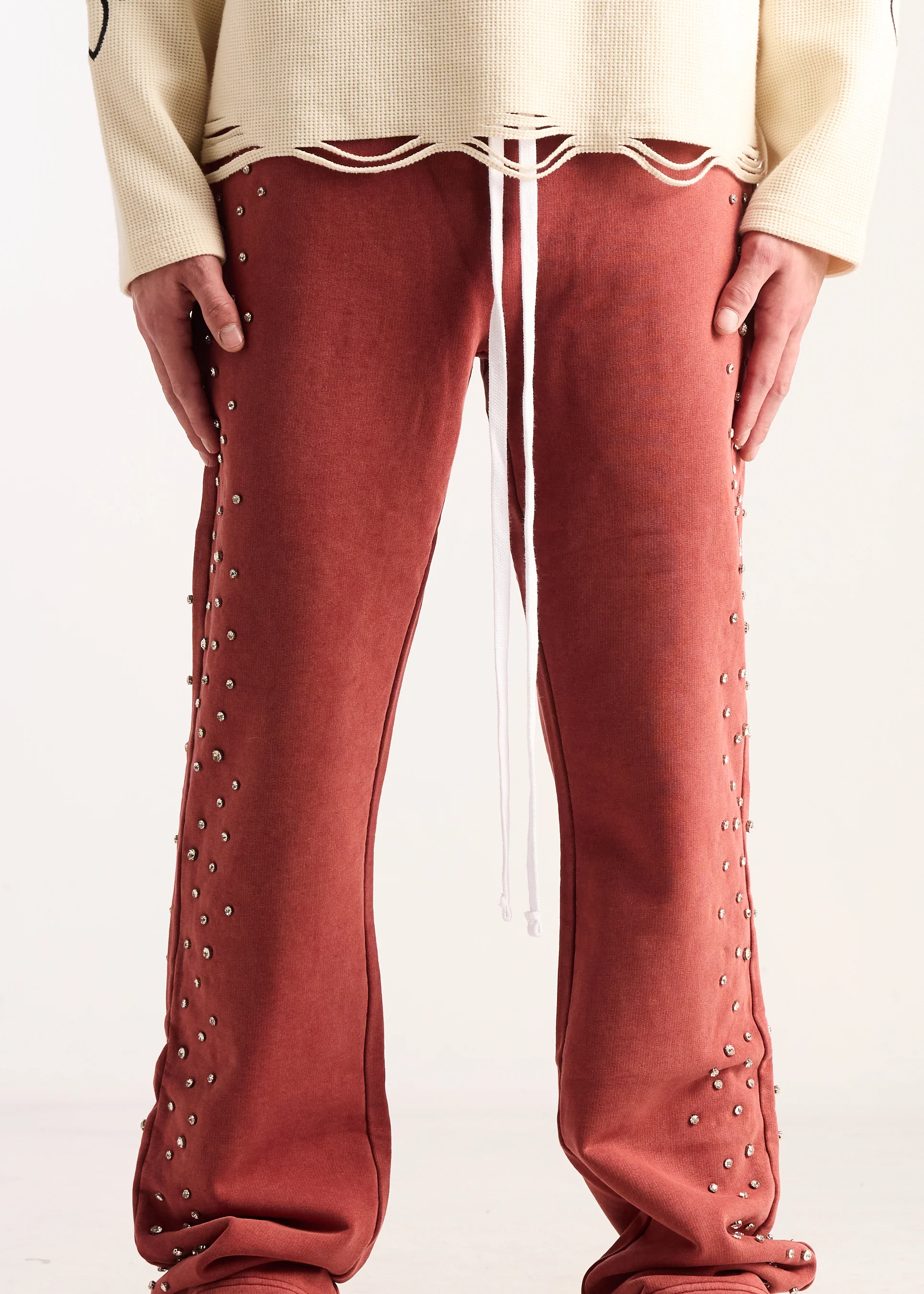 Ice Lounge Pants - Burgundy - Image 3