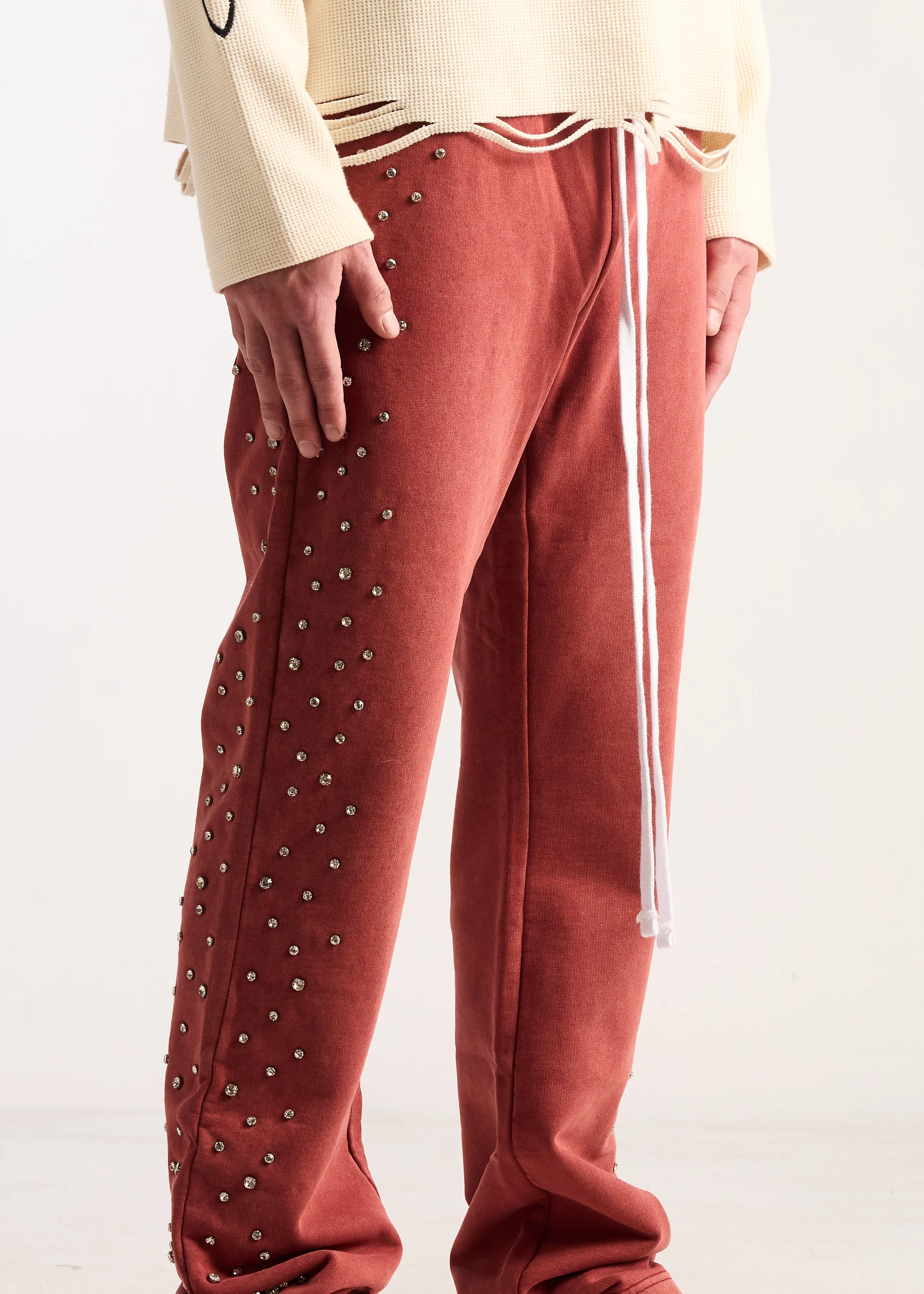 Ice Lounge Pants - Burgundy - Image 4