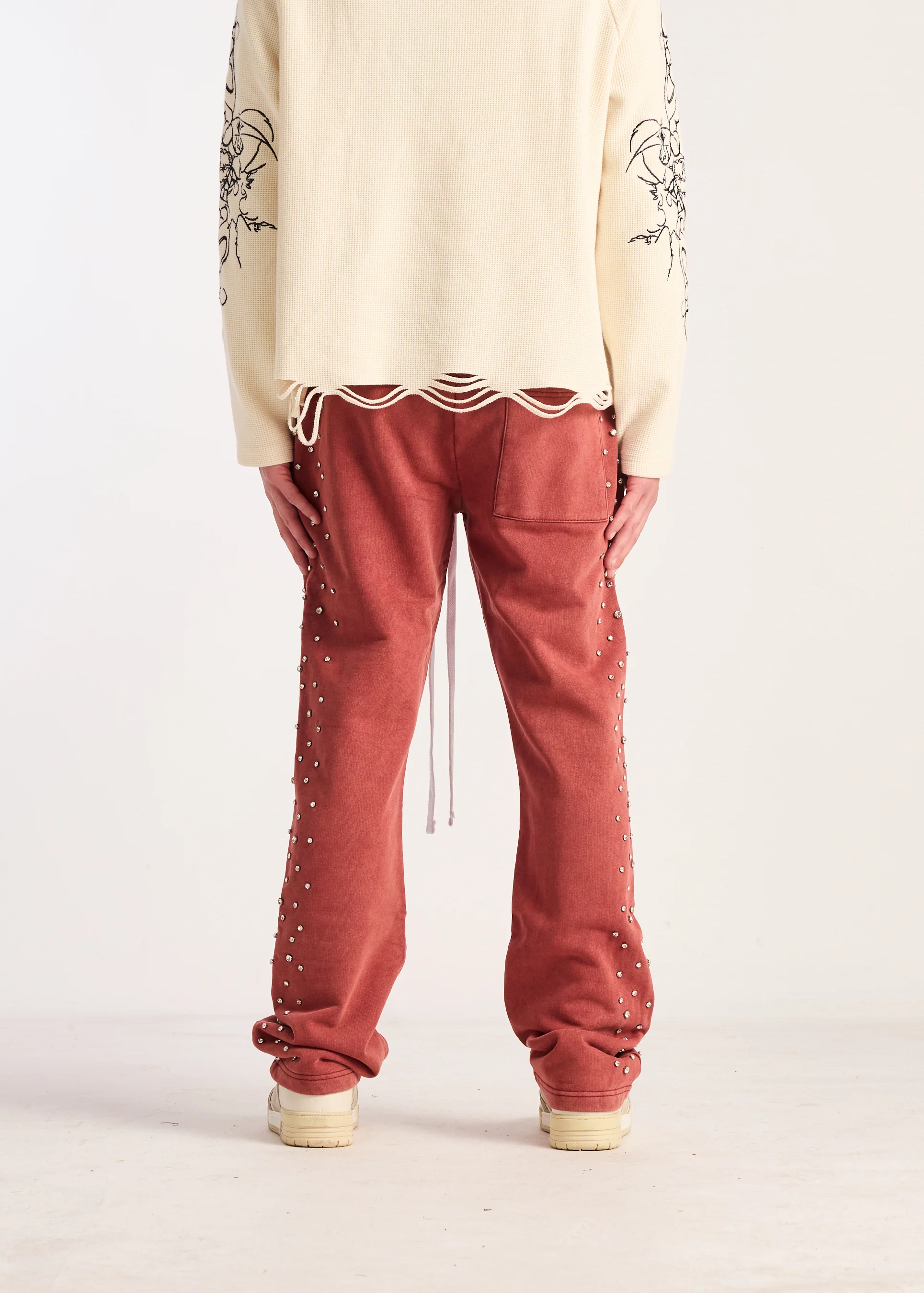 Ice Lounge Pants - Burgundy - Image 5