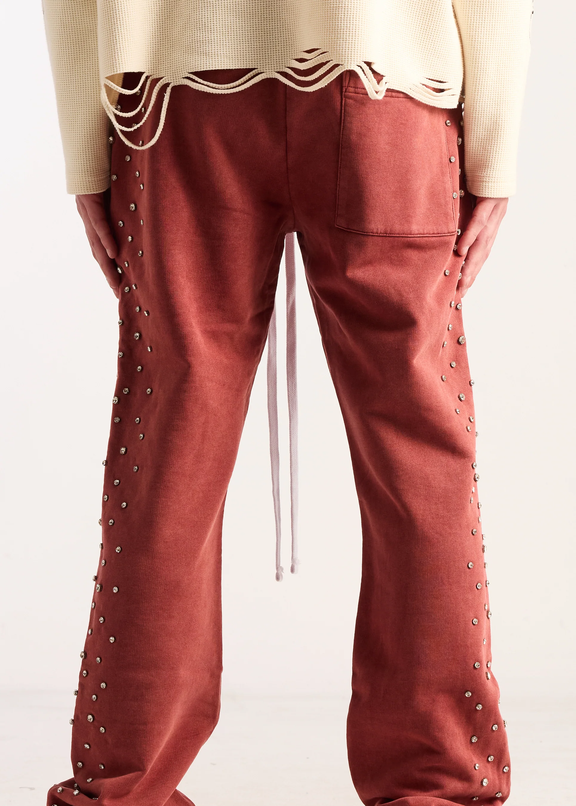 Ice Lounge Pants - Burgundy - Image 6