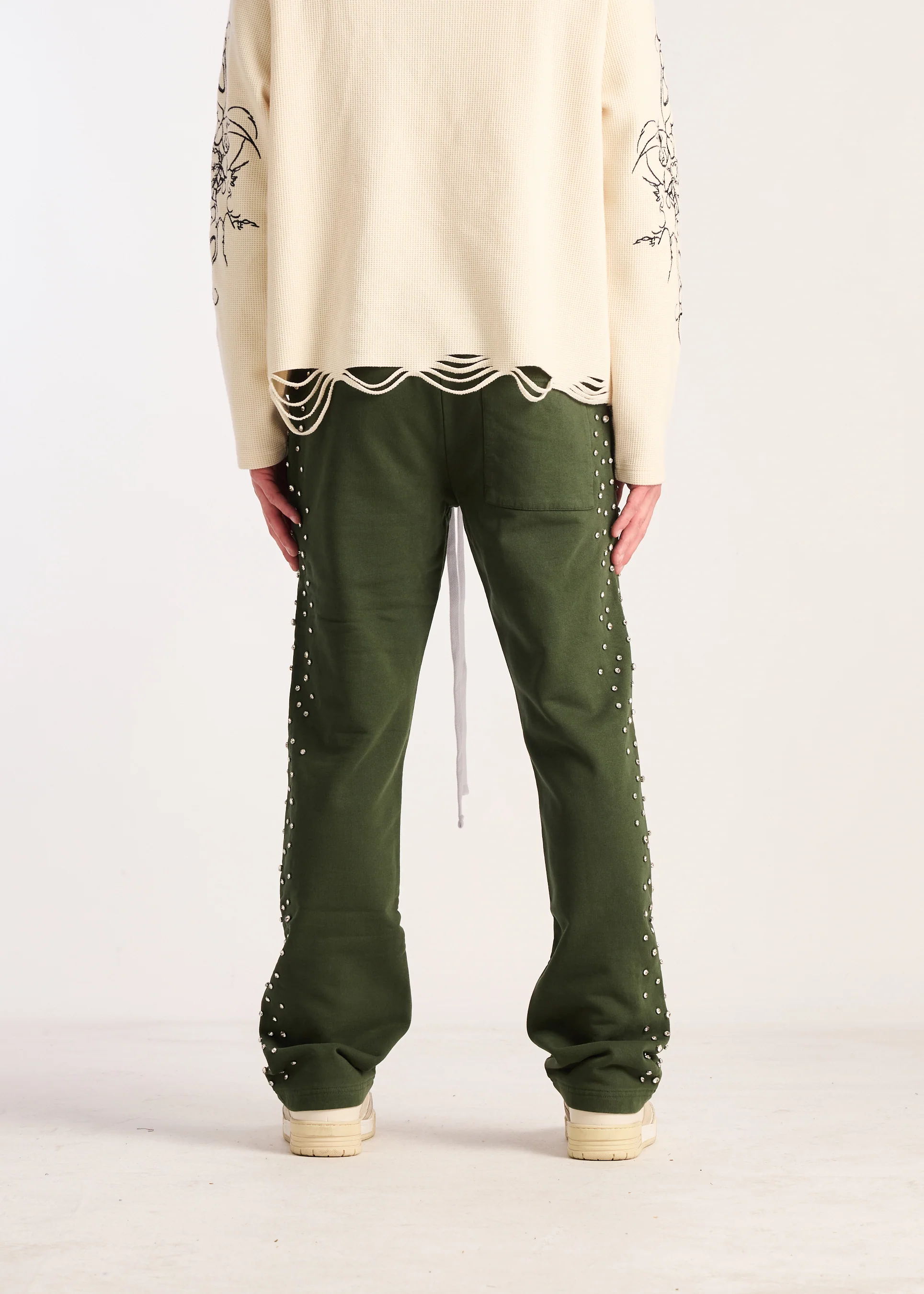 Ice Lounge Pants - Dark Green - Image 4
