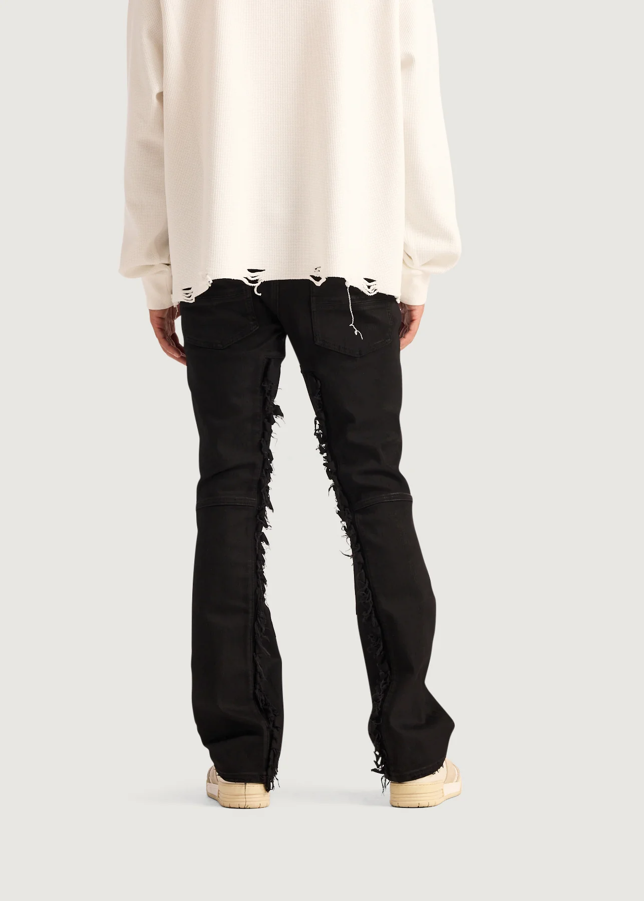 Jay Flare Denim (Black) - Image 6