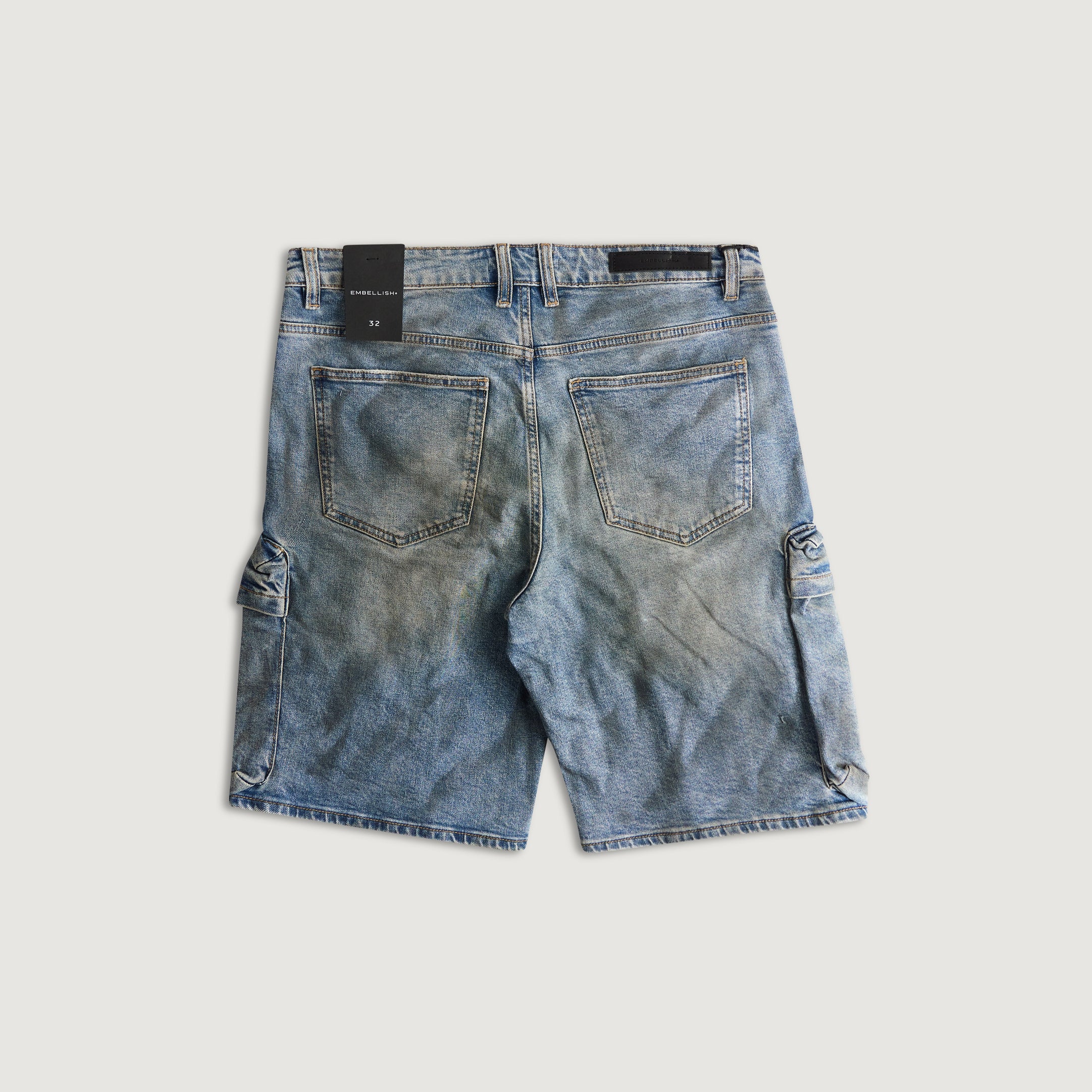 Kane Cargo Denim Shorts - Image 8