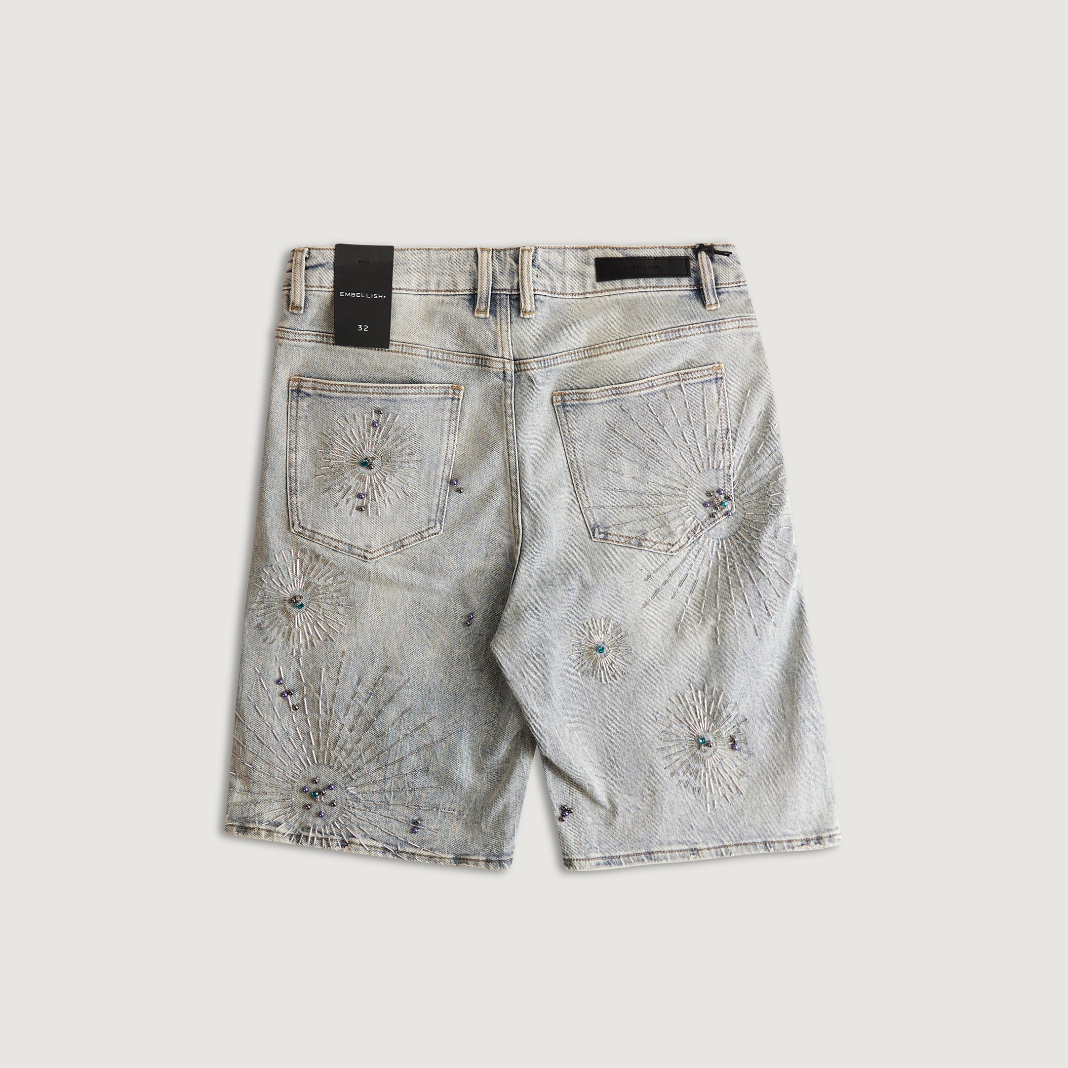 Krystos Denim Shorts - Image 8
