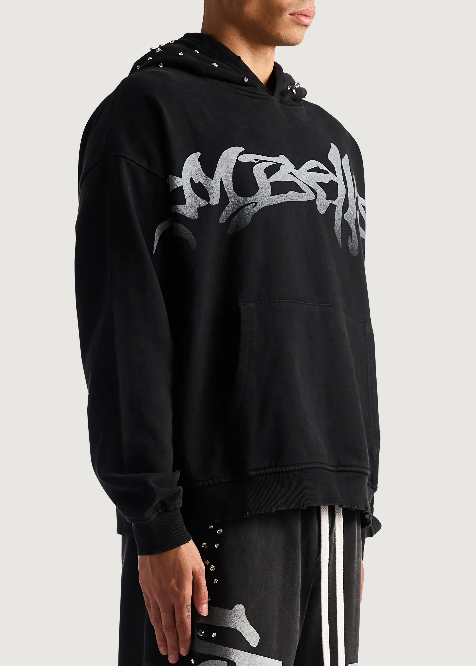 Logo Hoodie (Black) - Image 5