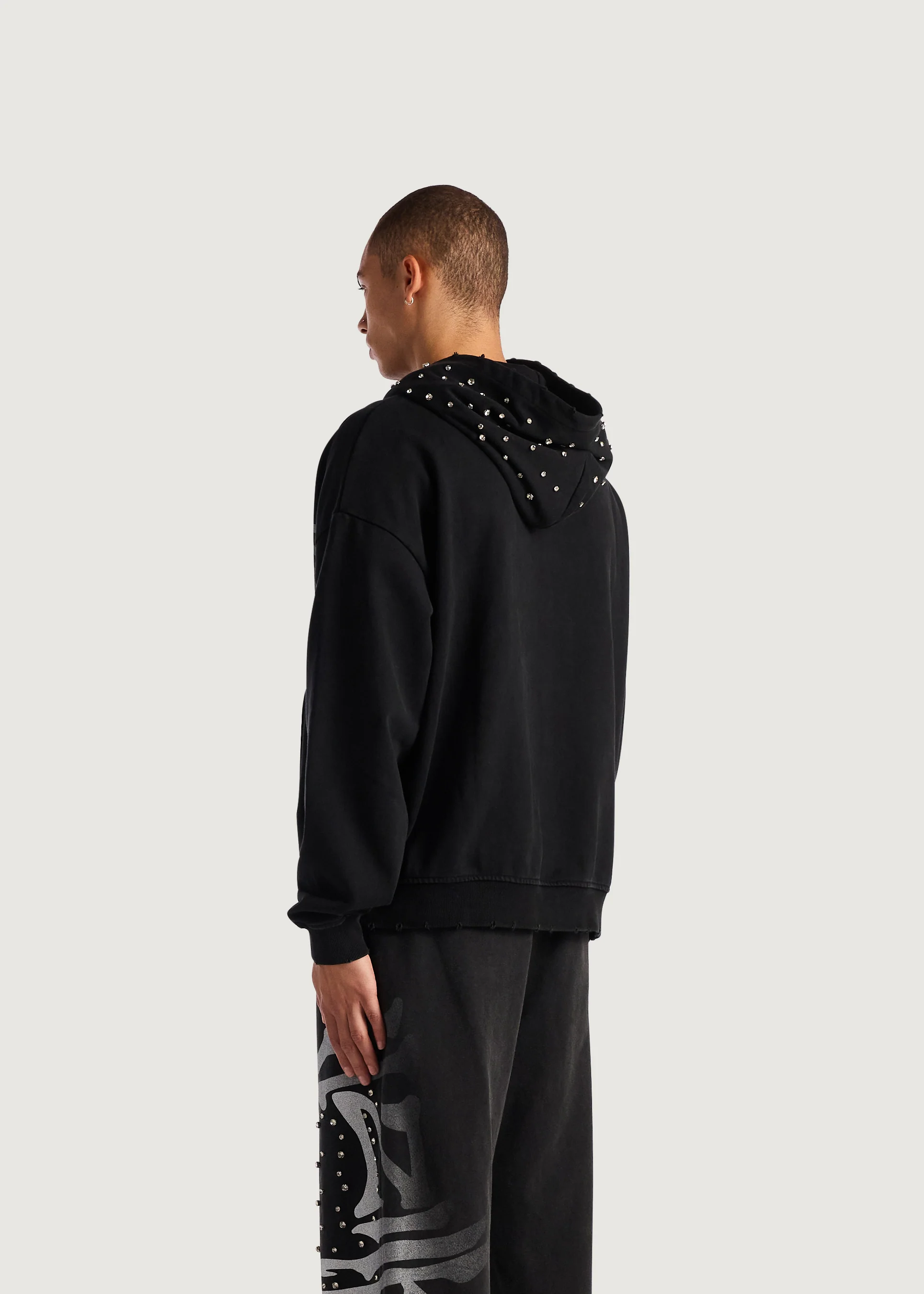 Logo Hoodie (Black) - Image 7