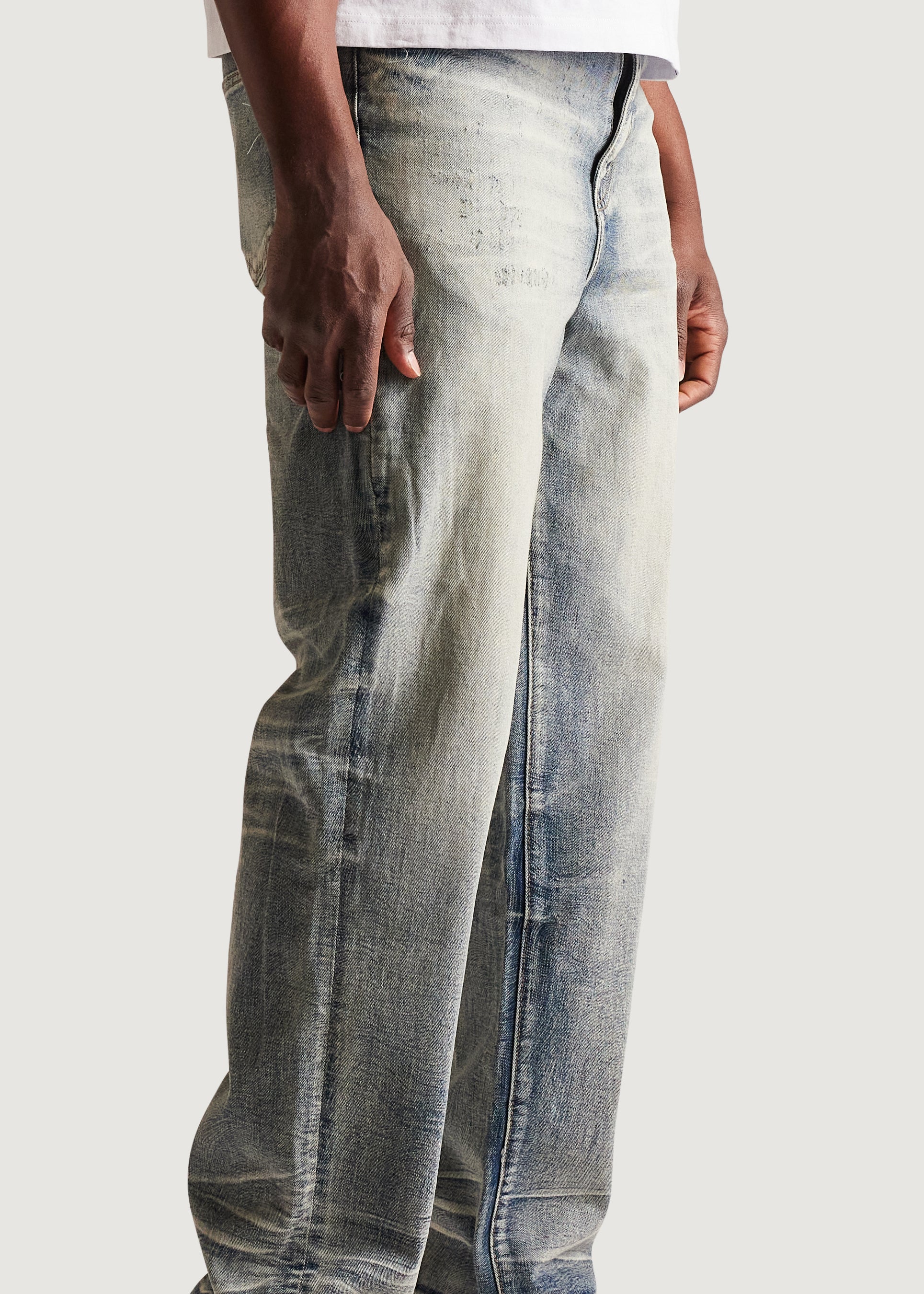 Spencer Slim Straight Denim (Acid Bleach) - Image 6