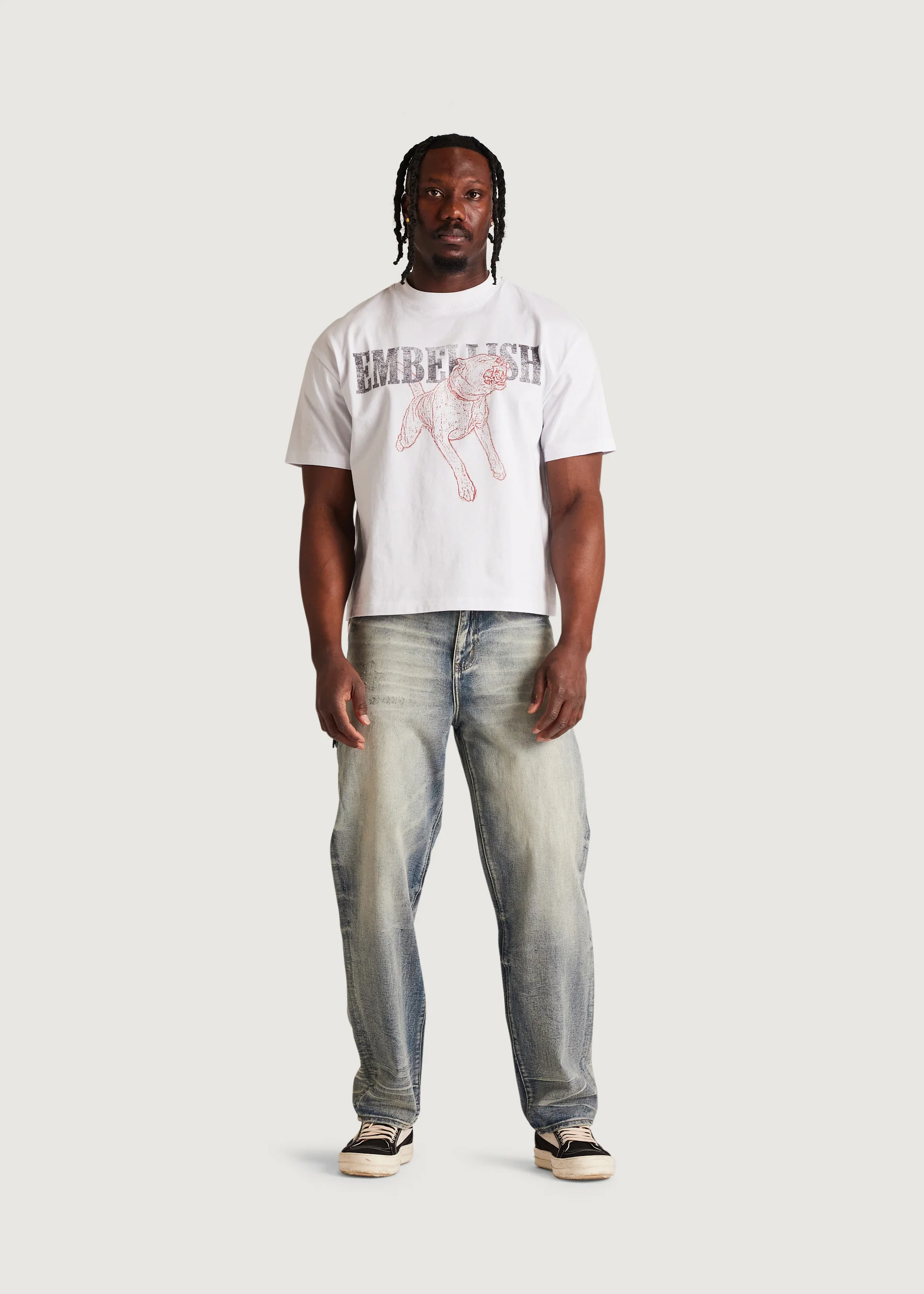 Spencer Slim Straight Denim (Acid Bleach) - Image 9