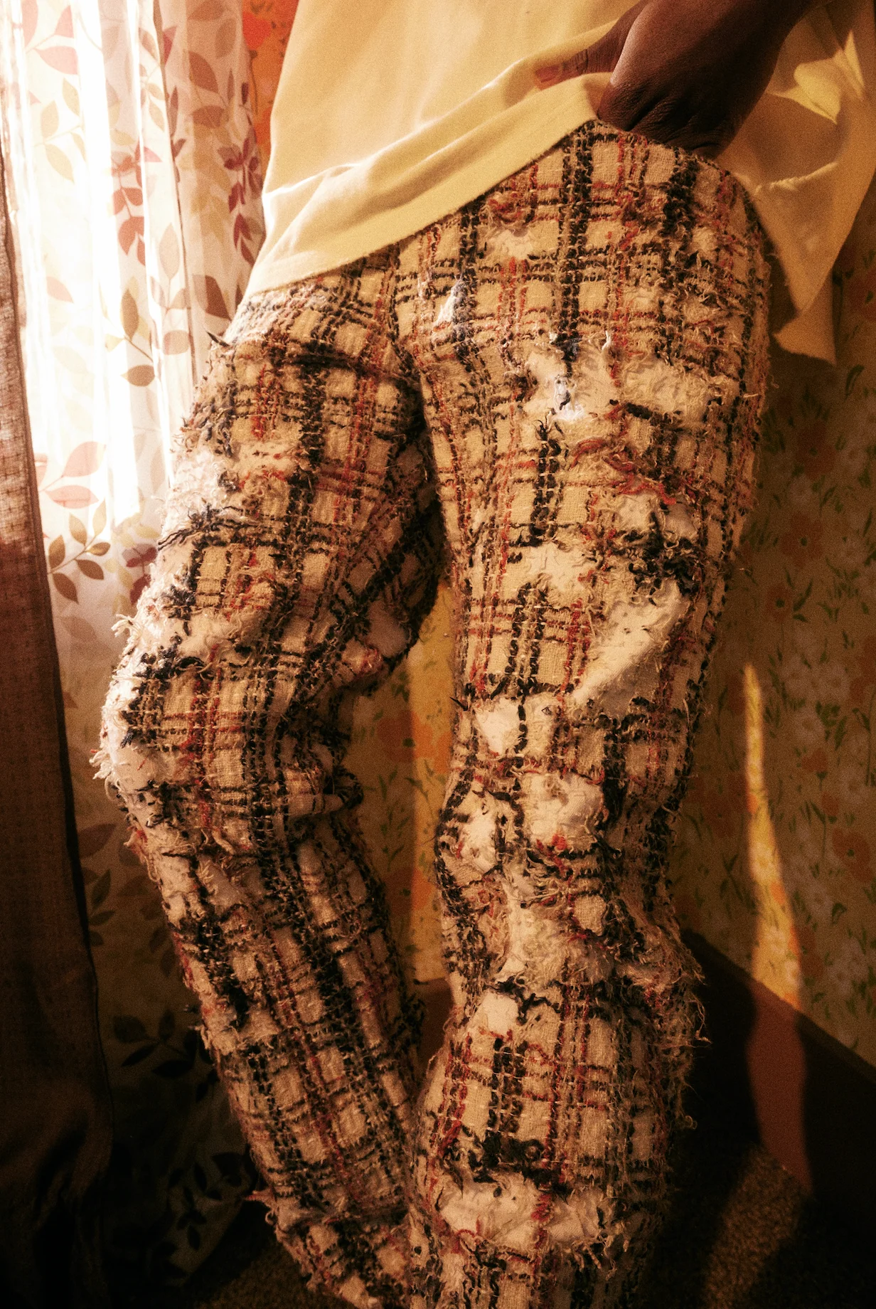 Spiegel Boro Denim (White/Black/Red) - Image 4