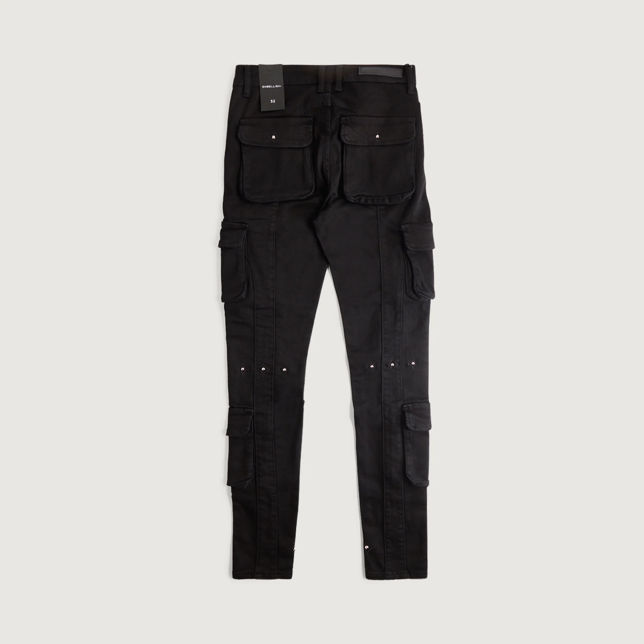 Utility Cargo Denim (Black) - Image 8